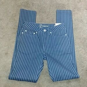 NWT Original Use (Target)Striped Blue Skinny Jeans